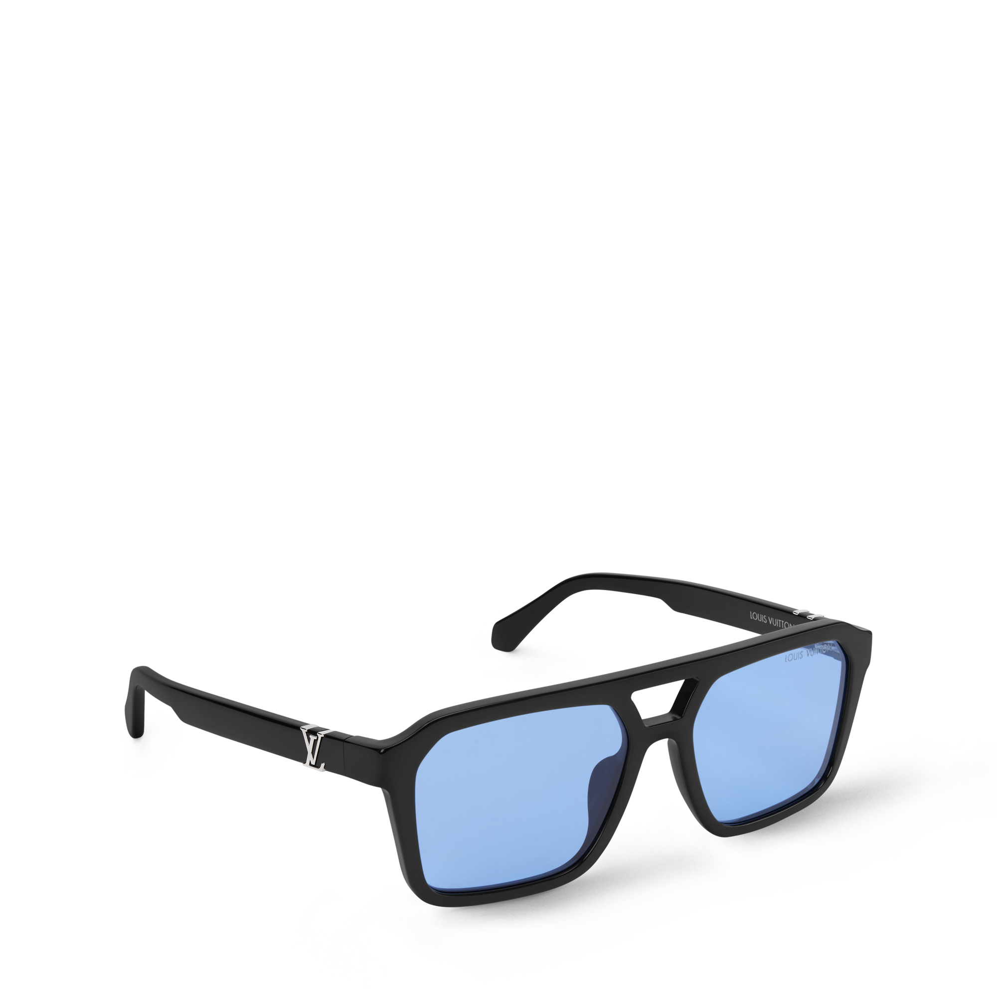スグル　LOUIS VUITTON LV Hit Large Square Sunglasses - Luxury S00 Black | LOUIS VUITTON